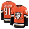 Anaheim Ducks Hockeydrakt Fanatics Premium Leo Carlsson 2024-25 Oransje Hjemme - Herre